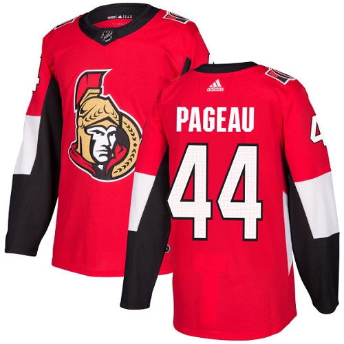 Adidas Men Ottawa Senators 44 Jean-Gabriel Pageau Red Home Authentic Stitched NHL Jersey